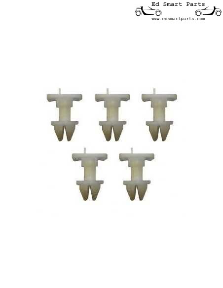 Juego de 5 clips deslizantes para faldón lateral Smart Roadster