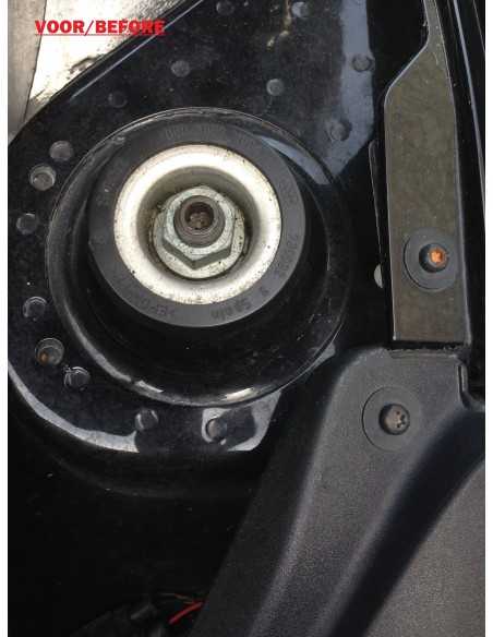 Tapa de protección contra el polvo para Smart Roadster y ForTwo 450 451 453: par de tapas de amortiguador y tuerca superior Tapa de protección contra el polvo para Smart Roadster y ForTwo 450 451 453: par de tapas de amortiguador y tuerca superior