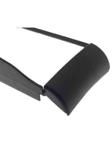 Smart ForTwo montageframe autoradio frame adapter Iso Din grijze uitvoering Smart ForTwo montageframe autoradio frame adapter Iso Din grijze uitvoering