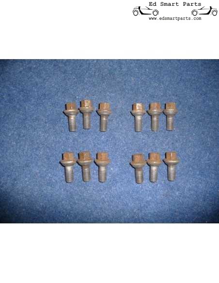 Juego de 12 tornillos para rueda Smart Roadster OEM SMART