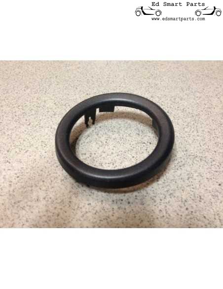 Smart Roadster Dashboard Pod Trim Rings (par) efeito preto