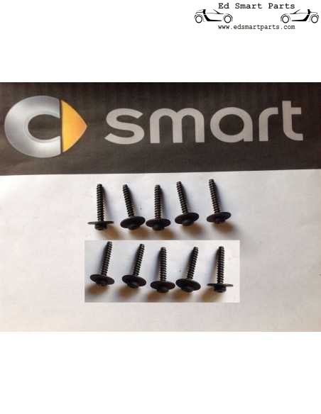 Vis de carrosserie x10 - s'adapte au clip à clous