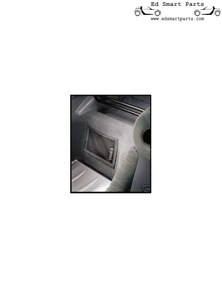 Rete portabagagli in velcro Smart Roadster