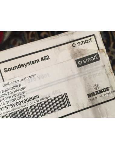 BOÎTIER DE SUBWOOFER BRABUS OEM SMART ROADSTER 452 AVEC SUBWOOFER