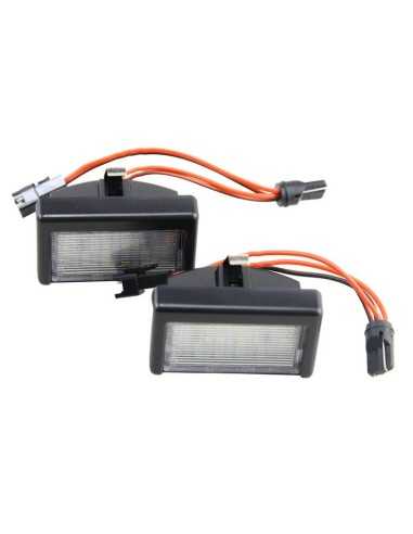 Juego de luces de matrícula LED Smart Roadster 452 sin errores 6000k