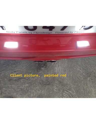 Smart Roadster 452 LED license plate light set free of errors 6000k