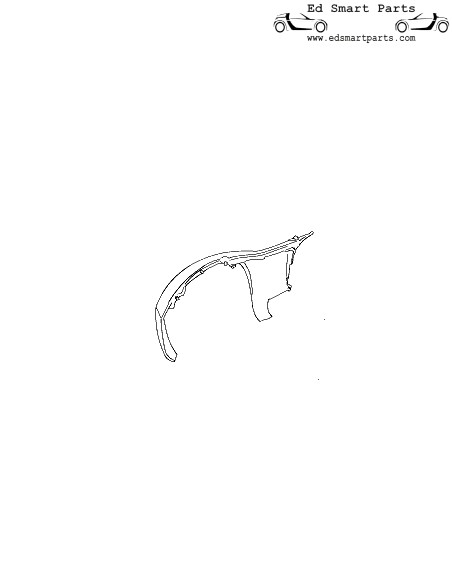 Nova asa do Smart Roadster pronta para ser pintada