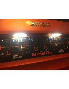 N06 2x TOP LED SMD Kennzeichenbeleuchtung für Smart Forfour Schrägheckn 453 
