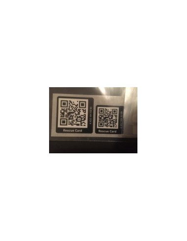 QR code rescue sticker smart roadster coupe 452