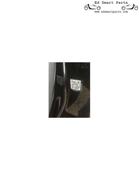 Pegatina de rescate con código QR para el Smart Roadster 452