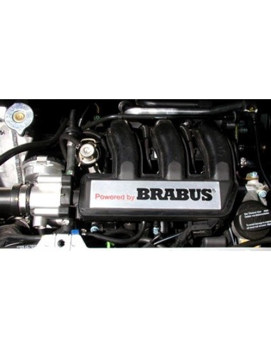 "Alimentado por BRABUS" - placa de decoração do motor - para fortwo 450 & roadster 452