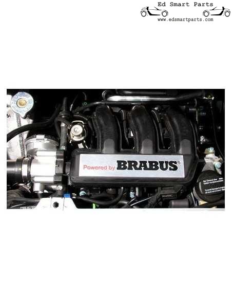 "Powered by Brabus" - targhetta decorativa motore - per fortwo 450 e roadster 452