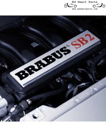 "SB2" Brabus motor decorplaat - voor fortwo 450 & roadster 452