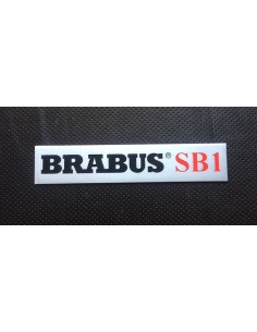 "Brabus SB1" Brabus engine decor plate - for fortwo 450 &  roadster 452
