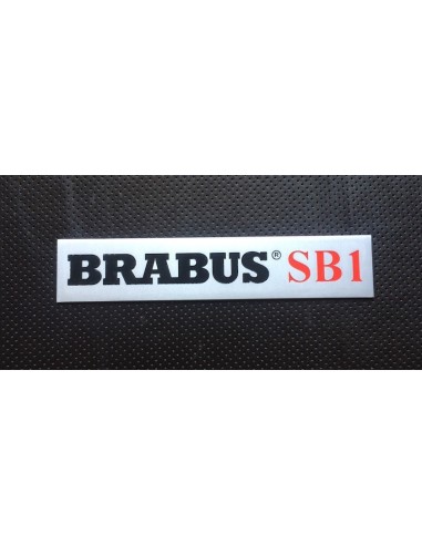 "Brabus SB1" Brabus de decorplaat van de motor - voor fortwo 450 & roadster 452