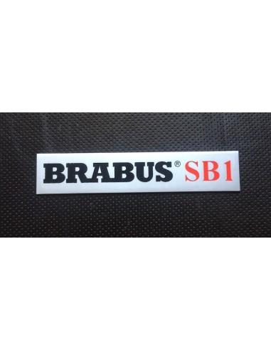 "Brabus SB1" Brabus engine decor plate - for fortwo 450 & roadster 452