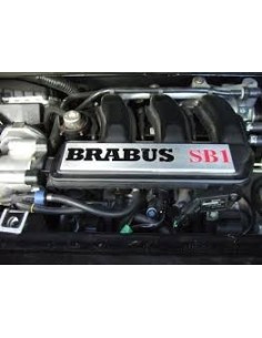 "Brabus SB1" Brabus engine decor plate - for fortwo 450 & roadster 452 2