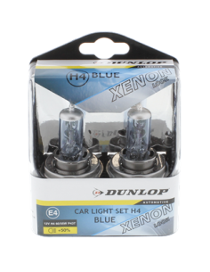 2x Dunlop H4 Halogeen Xenon Lamp Super Helder Warm Wit 12v 55W