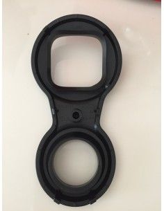 Pannello cruscotto Smart Roadster nero Anello di rifinitura tunnel centrale console 2