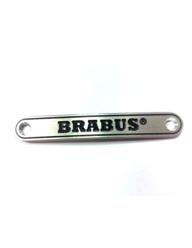 Aluminium Brabus Badge Emblem Decal interior + 2 screws for