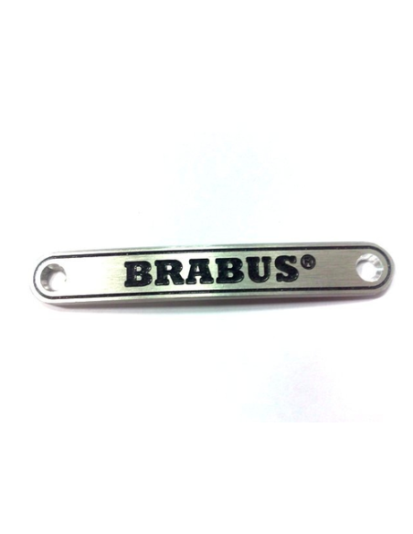 Emblema de aluminio Brabus para interior + 2 tornillos para montaje Emblema de aluminio Brabus para interior + 2 tornillos para montaje