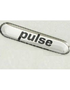 Placa de identificação com logotipo do adesivo externo Smart Pulse