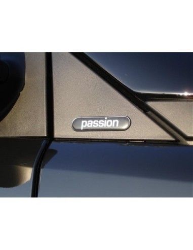 placa de identificación del logotipo de la pegatina externa de smart Passion