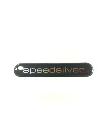 Logotipo de adesivo externo prata de SMART roadster de velocidade