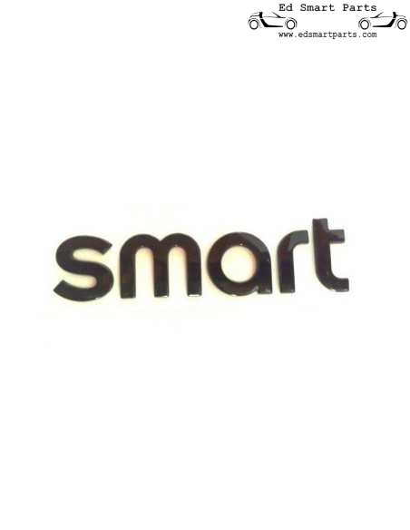 New Genuine Smart Car Trunk Lid Emblem Rear Hatch Black