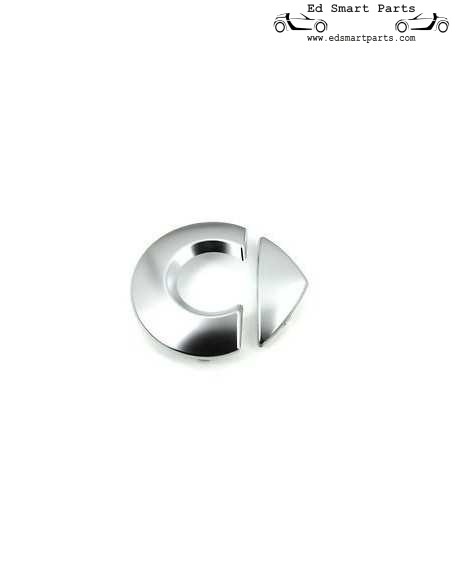 Chickenhead Logo / Emblem für Motorhaube Silber, selbstklebend