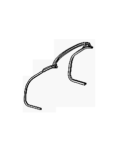 Joint en caoutchouc pour bord de toit et de porte avant Smart Roadster 452