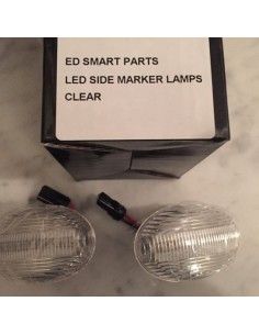 New Smart Roadster 452 or ForTwo 450 LED side repeater indicator pair smoke or clear lens dynamic or standard 2