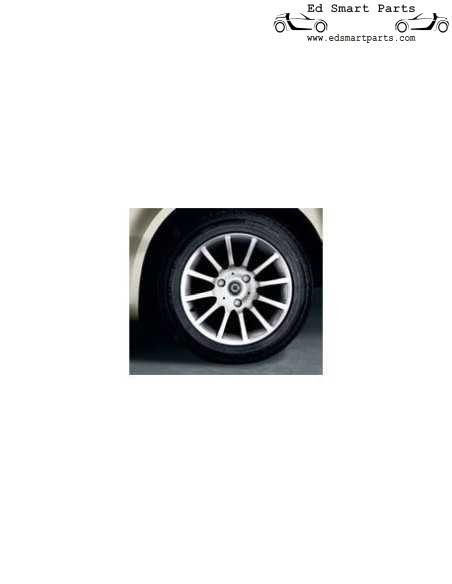 New Smart Roadster 15 inch Trackline wheel