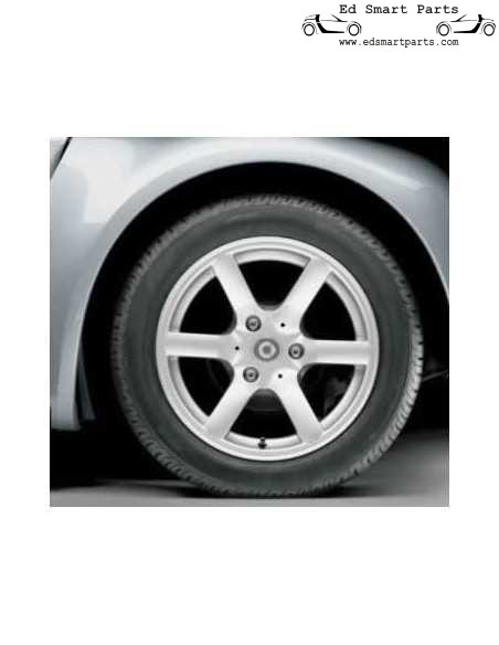 Neues 15-Zoll-Spinline-Rad für den Smart Roadster