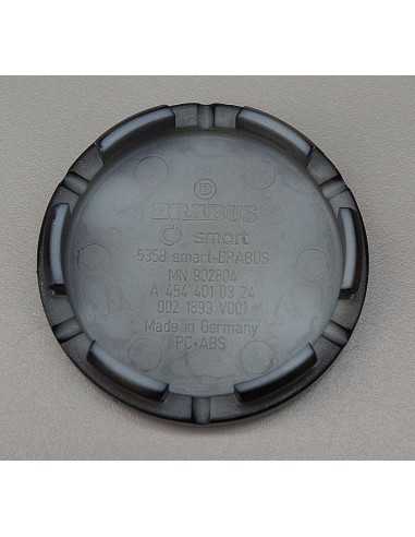 Cache-moyeu de roue Smart Brabus noir d'origine pour fortwo 450 et 451 roadster 452