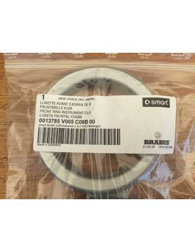 Smart Roadster Dashboard Front Ring Instrument Cluster tachimetro Brabus alluminio anodizzato opaco