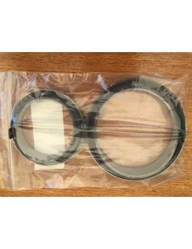 Anneau avant du tableau de bord Smart Roadster, combiné d'instruments, compteur de vitesse Brabus en aluminium anodisé mat