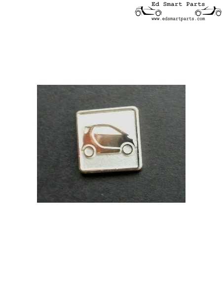 Smartware Smart ForTwo pin silver colour