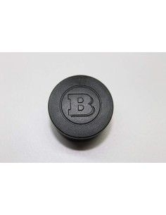 Lot de 16 cache-boulons de roue noirs Brabus adaptés aux roues Smart fortwo et forfour 453 2