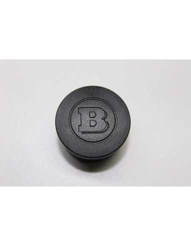 Brabus zwarte wielboutdoppen set van 16 geschikt voor Smart fortwo en forfour 453 velgen