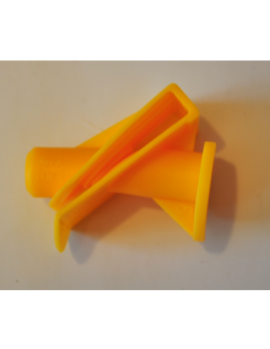Original Smart fortwo 450 451 clip de tornillo de plástico amarillo inferior