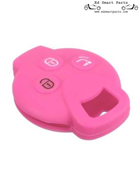 Funda protectora de silicona para llavero de tres botones Smart ForTwo 451