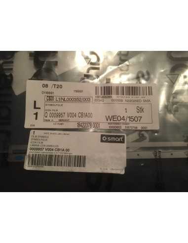 new smart Roadster 452 icon film dashboard silver grey