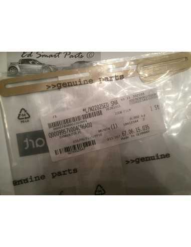 neuer smart roadster 452 icon folie armaturenbrett saturngrau