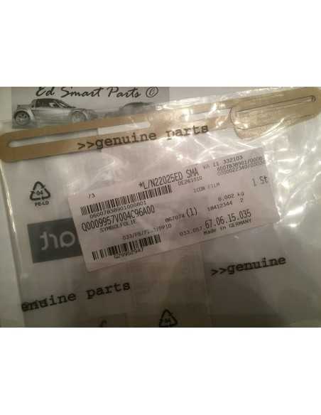 Nuevo smart Roadster 452 icon film salpicadero gris saturno