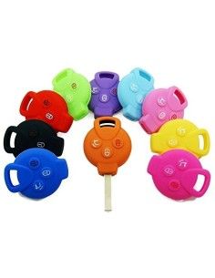 Funda protectora de silicona para llavero de tres botones Smart ForTwo 451