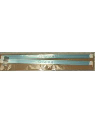 Genuine Smart FORTWO 451 Polished Silver Kick Plate Trim Set