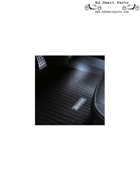 Tappetini originali OEM Ribbed, set da 2 - Smart fortwo 451