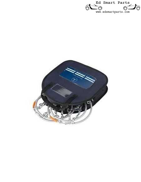 Smart fortwo 450/451/453 and forfour 453 snow chains OEM set of 2