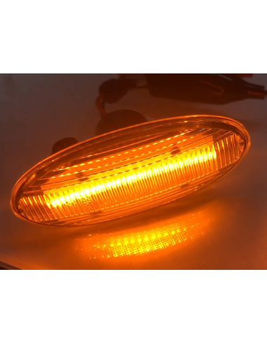 Nuevo par de intermitentes laterales LED Smart Forfour 453 con lente ahumada o transparente, dinámicos o estándar